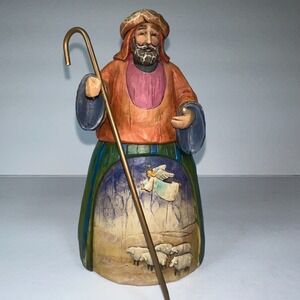 Jim Shore 2003 Nativity Let Earth Receive Her King SHEPHERD Figurine Only 113257
